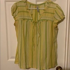 Large Old Navy striped blouse.
